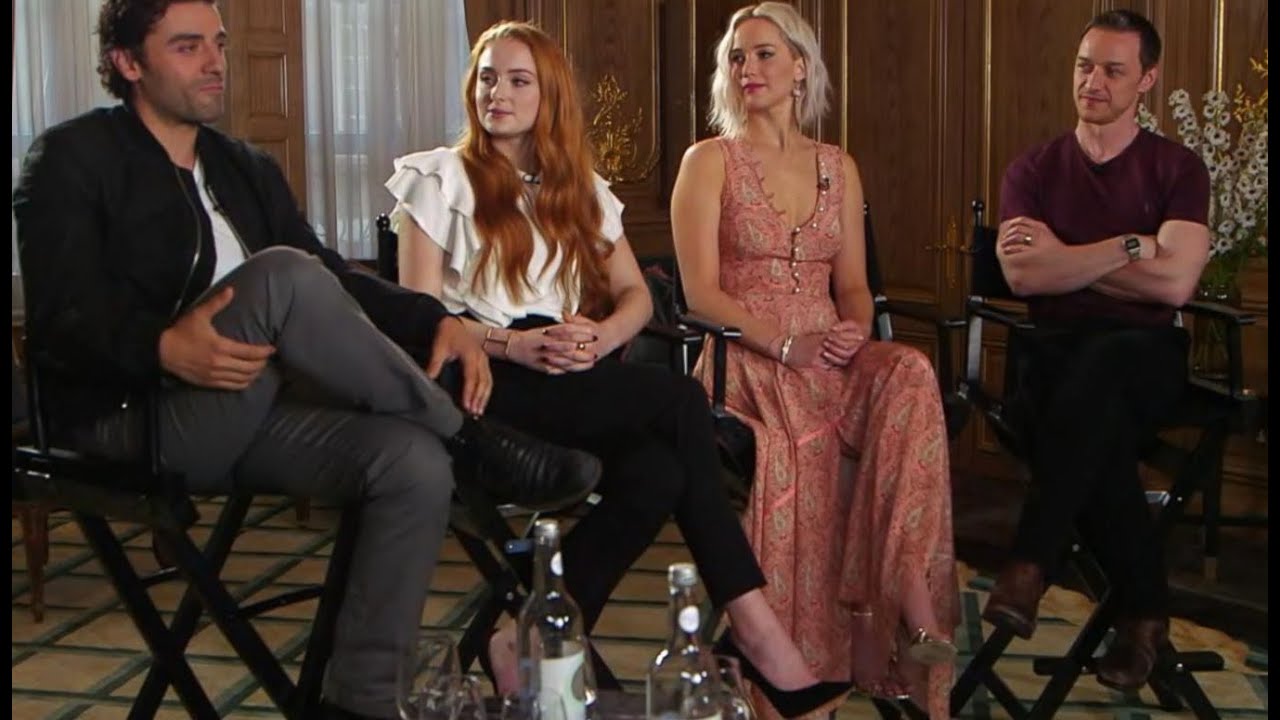 'X-Men: Apocalypse': Jennifer Lawrence, Oscar Isaac, James Mcavoy, Sophie Turner Interview