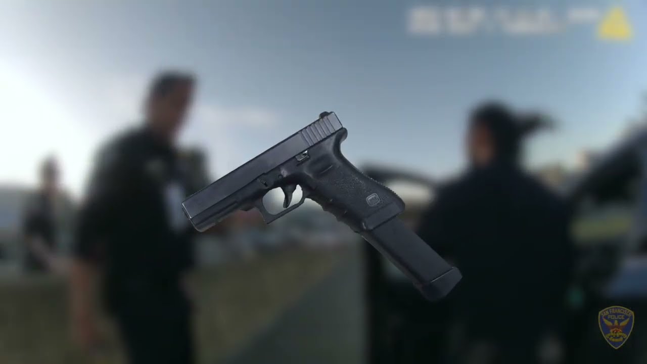 Dramatic SFPD Foot Chase on Highway 101 in San Francisco