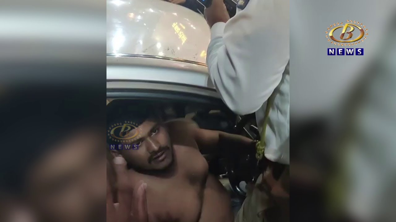 मद्यधुंद कारचालकाची तिघांना धडक, नागरिकांनी कारचालकाची केली धुलाई