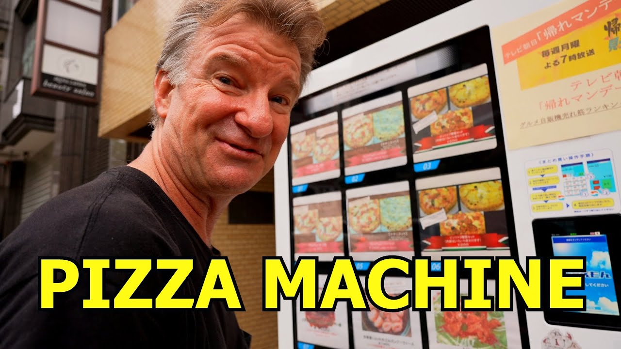 Vending Machines (Pizza & Fried Chicken) in Japan - Eric Meal Time #682