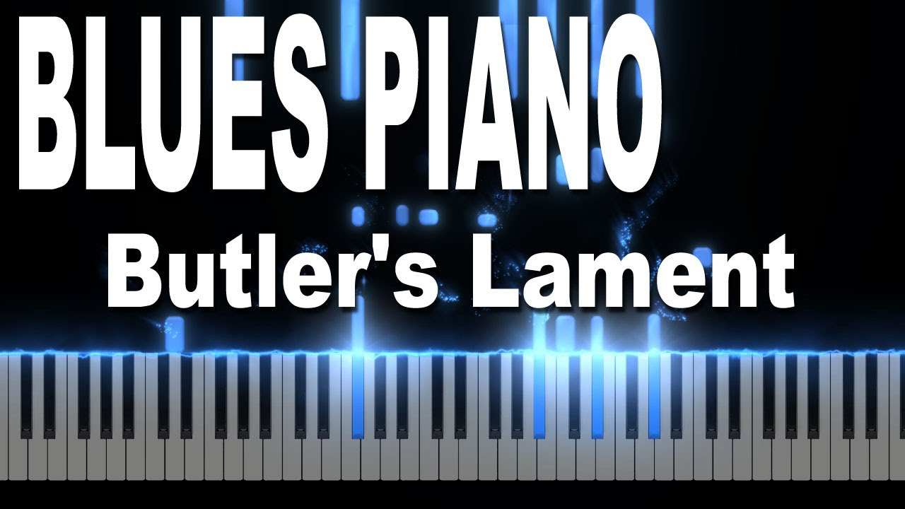 "Butler's Lament'" BLUES PIANO Tutorial Solo Instrumental (Sheet Music on PATREON)