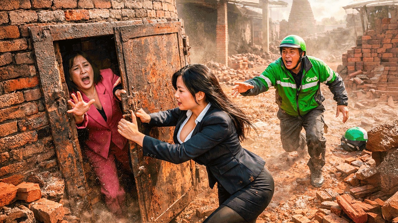 Bà Tỷ Phú Bị Con Dâu Nhốt Trong Lò Gạch Hoang – Anh Xe Ôm Nghèo Phá Tường Cứu Sống