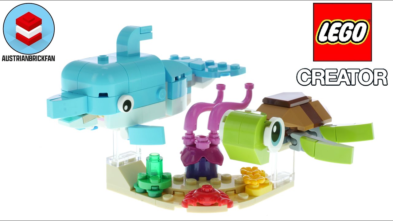 LEGO Creator 31128 Dolphin and Turtle Speed Build - AustrianBrickFan