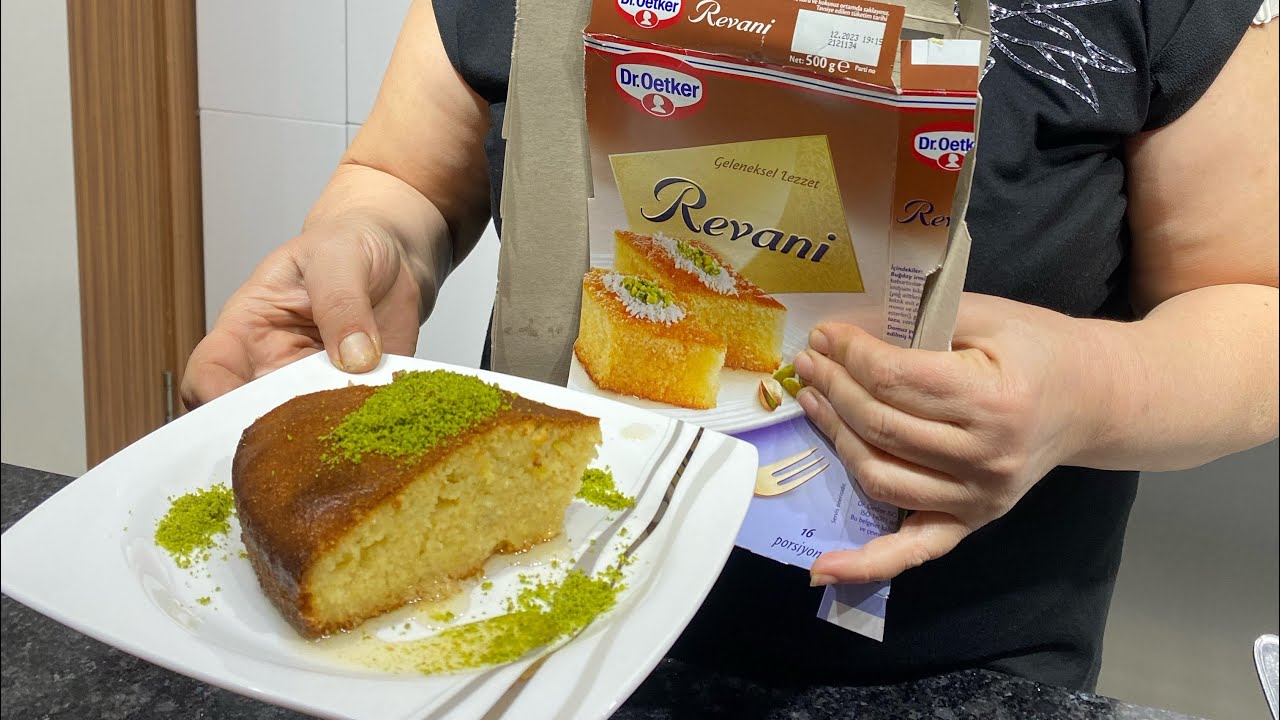 Hazır Revani Nasıl Yapılır? - Dr. Oetker Revani Tarifi  - Öğrenci Kolay Tatlı Tarifleri
