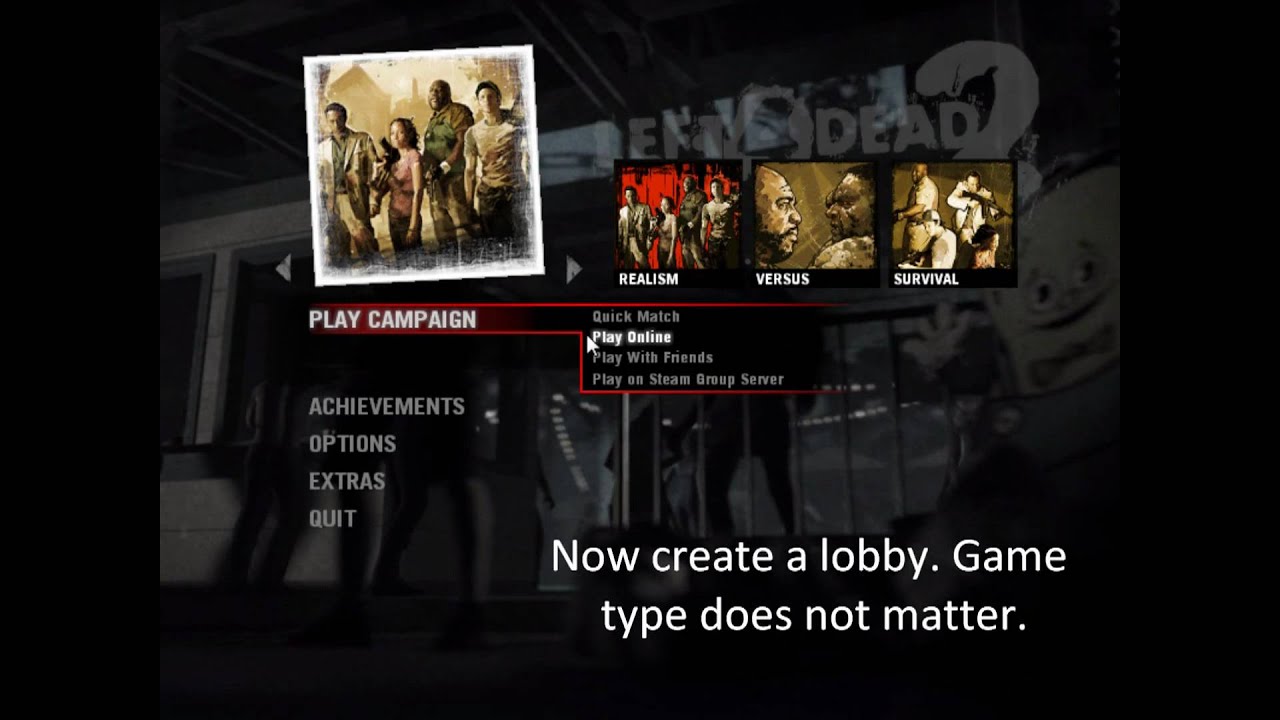 How to: Left 4 Dead Series Force lobby to connect to a specific server