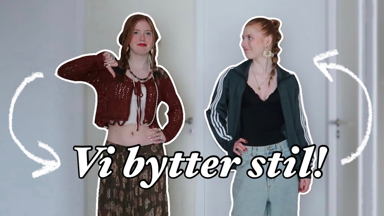 VI BYTTER STIL! (tøj, makeup og hår)