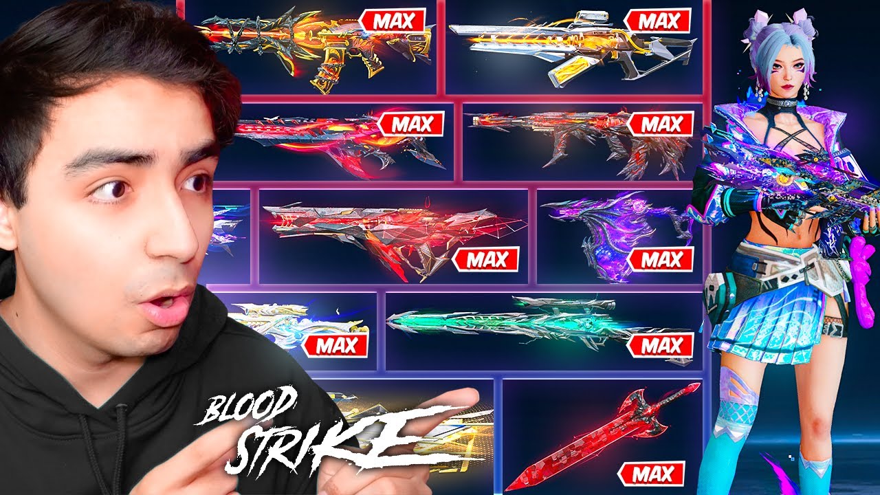 SÓLO PUEDO USAR COSAS ETERNAS al NIVEL MÁXIMO en BLOODSTRIKE! / RETO UN SÓLO COLOR / Orla22