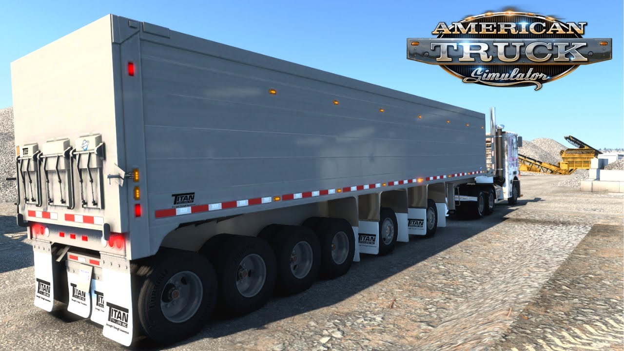 [ATS v1.43] Diamond Reo Royale Truck + Titan Thin Wall End Dump | American Truck Simulator Hindi