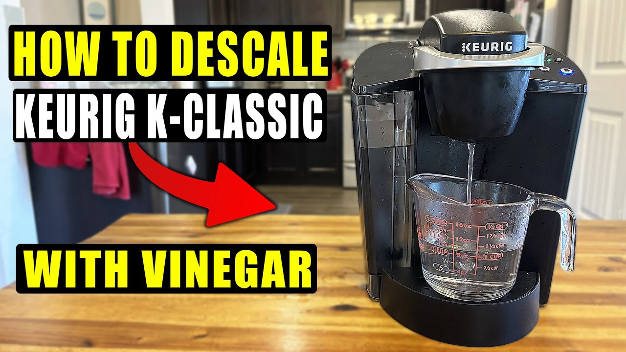 КАК ОЧИСТИТЬ/УДАЛИТЬ НАКИПЬ KEURIG K-CLASSIC! (С уксусом)