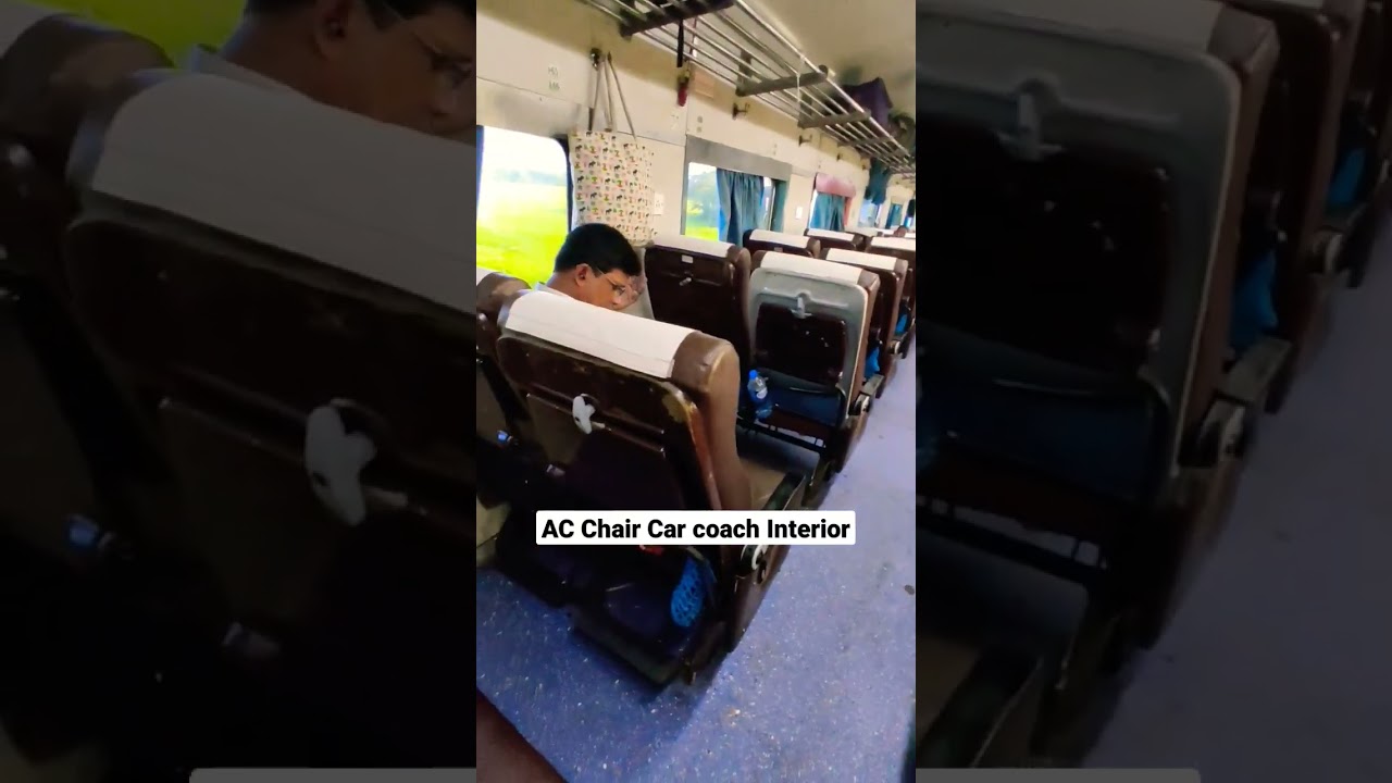 Northeast Train | Agartala to Silchar AC Chair Car Coach Interior