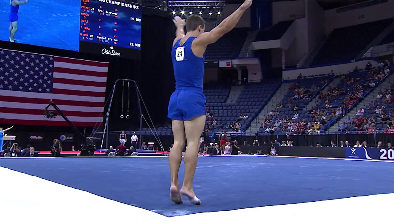 Jake Dalton - Floor Exercise - P&G Championships - Men - Day 2