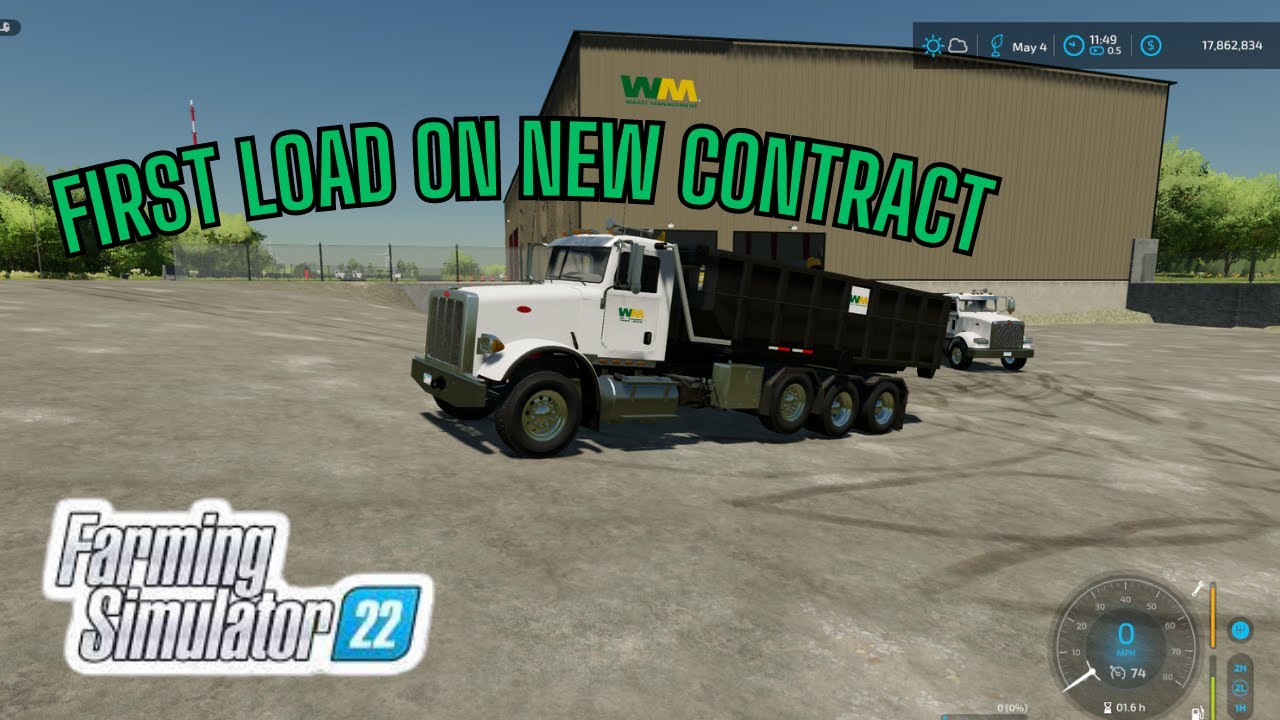 First Load on NEW North American Trucking MAP | Farming simulator 22 #fs22 #farmingsimulator22