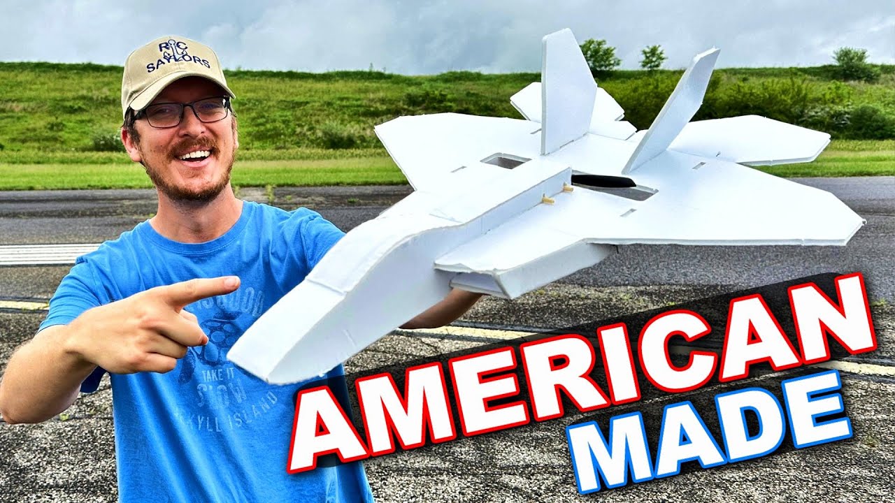 F-22 Raptor RC Jet Warbird Flite Test FT - Proudly Made in USA!!!