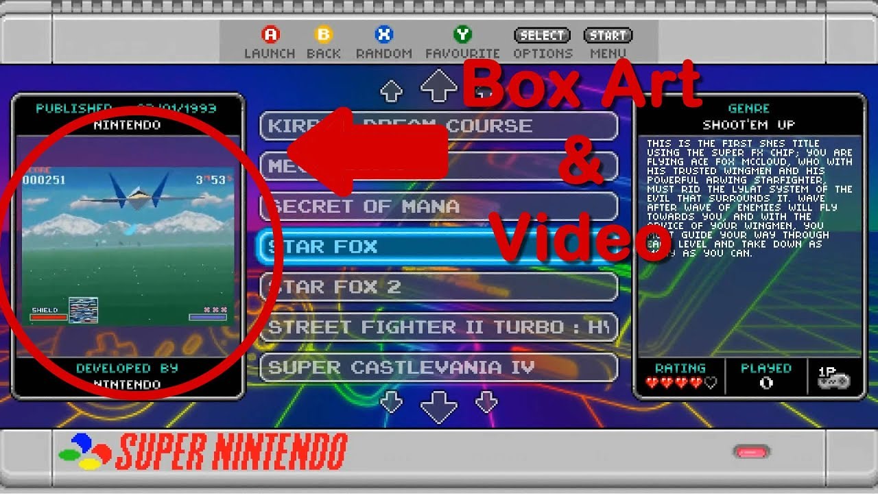 RetroPie Box Art & Video Snaps! NICE!