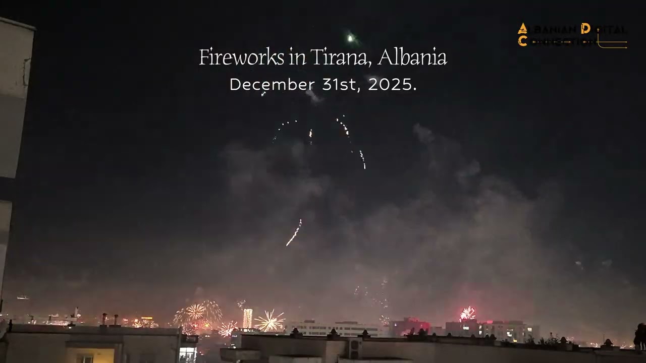 Fireworks, Tirana, Albania - 31 December 2025 #fireworks #tirana #albania #newyear