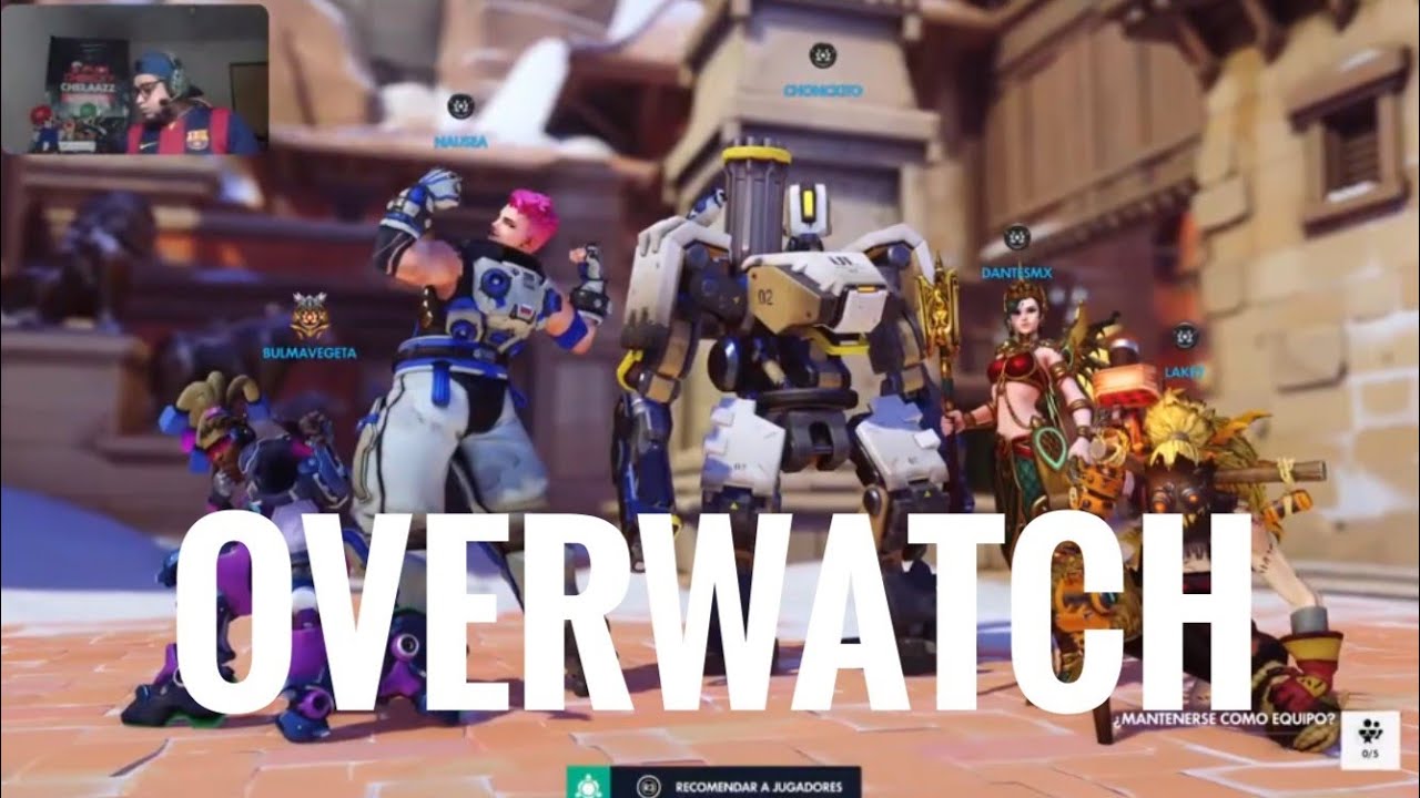 Casi nos vamos invictos en Overwatch con dantemx