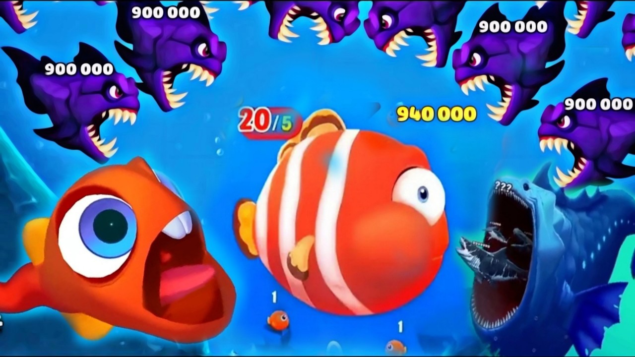 Fishdom 🐠 ads Mini Games 66.3 New update. Hungry fish video gameplay Hadi gaming yt