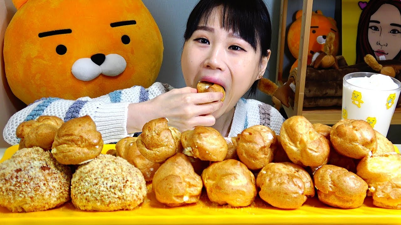 미니슈 빵 먹방 Mukbang