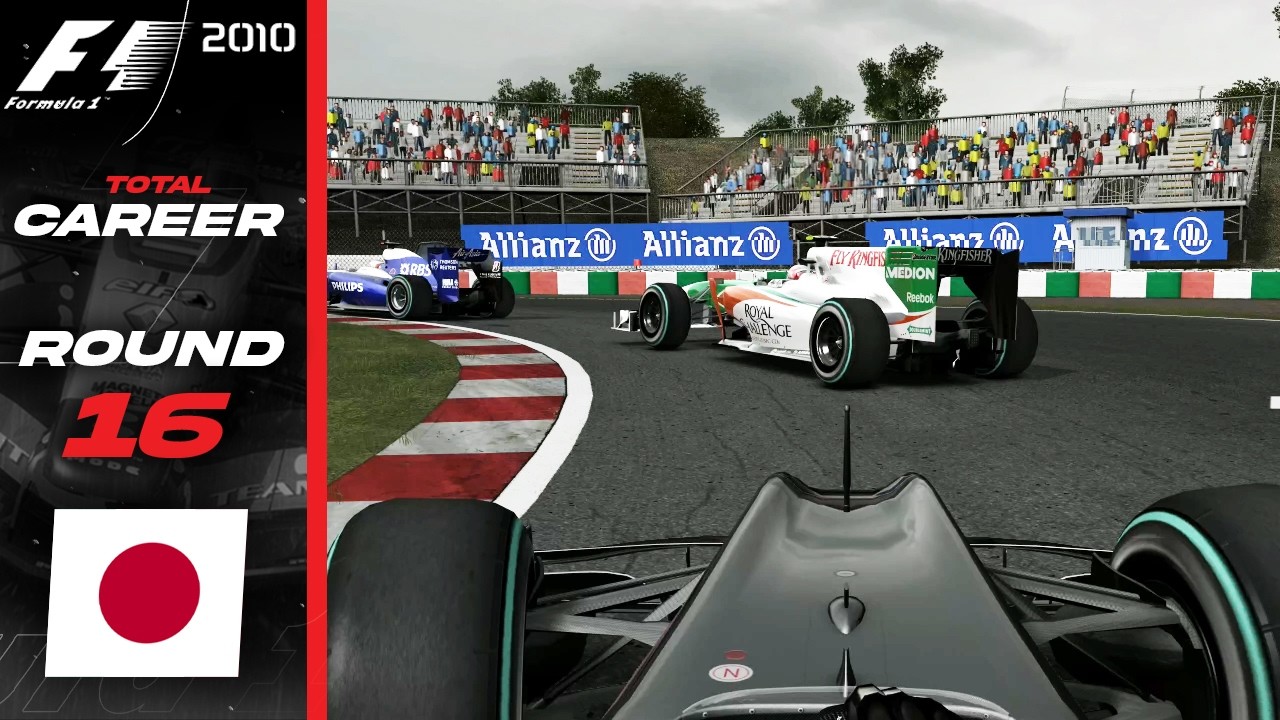 4 OVERTAKES in 1 CORNER?!? F1 2010 Career | Round 16 Japanese GP