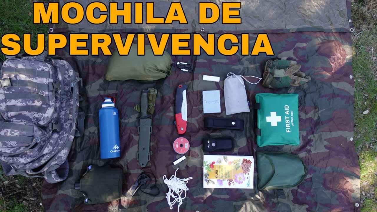 Mochila de SUPERVIVENCIA para 24h 48h 72h hasta el infinito