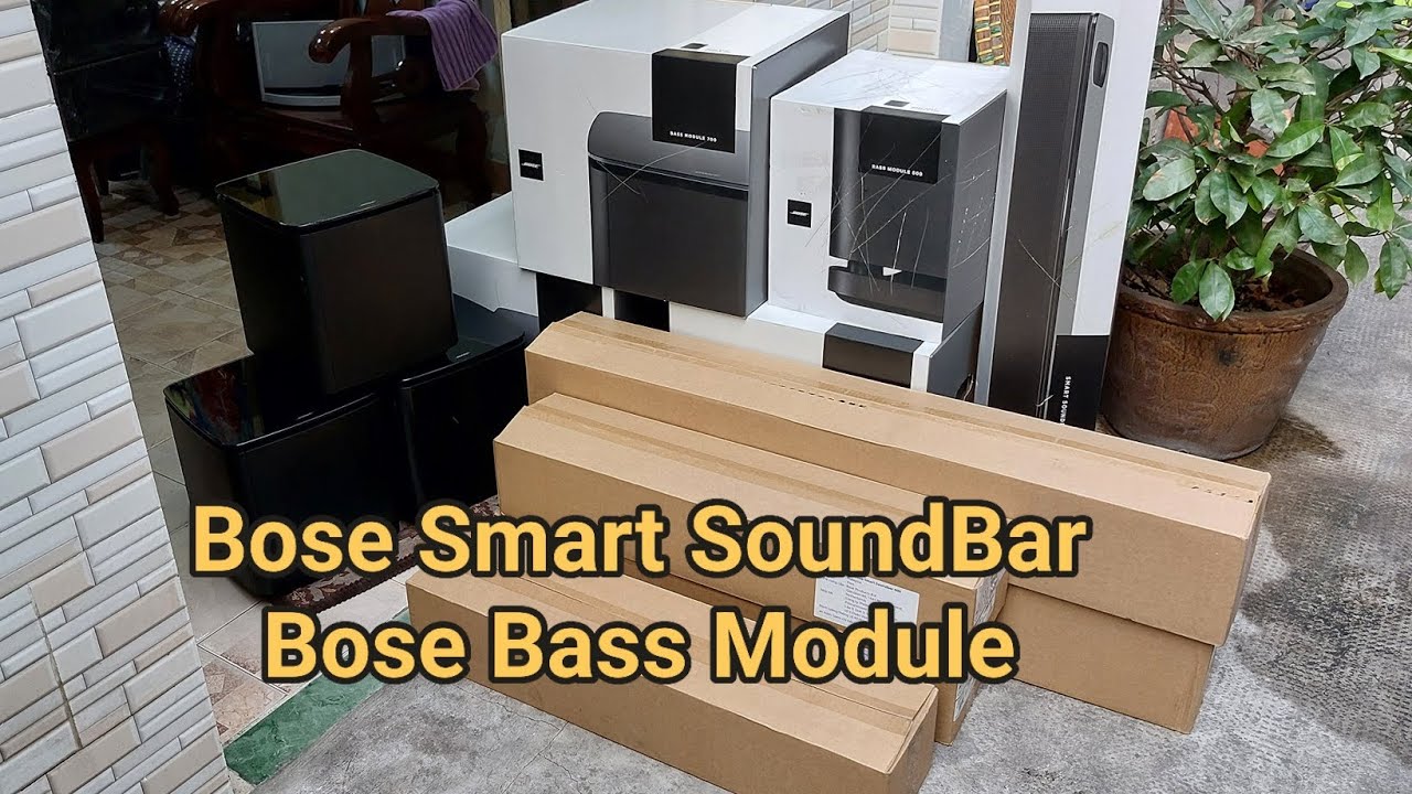 24/01/26 Bose Smart SoundBar Bose Bass Module ...Bose ...Bose... Sounddock 10