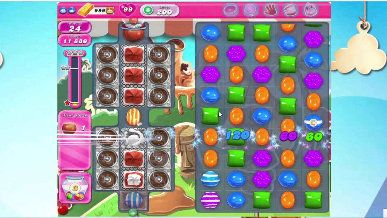 Candy Crush Saga level 200