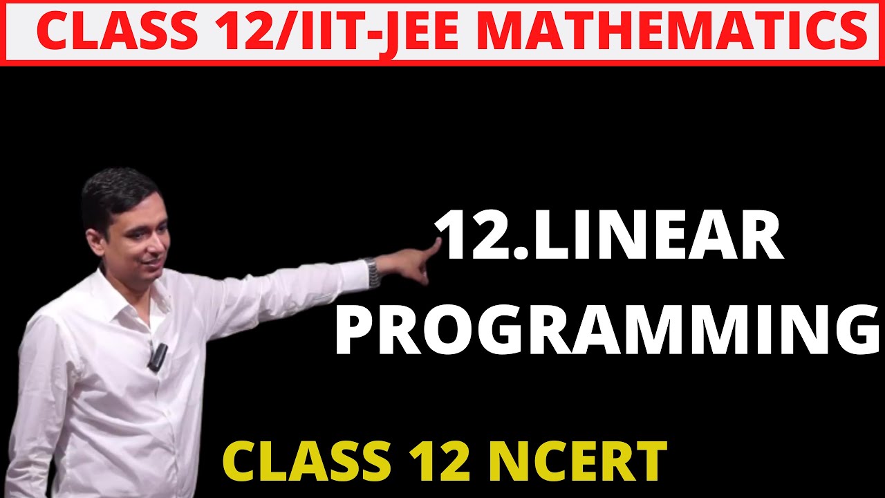 Linear Programming Class 12 Maths | Exercise 12.1 Explained | NCERT