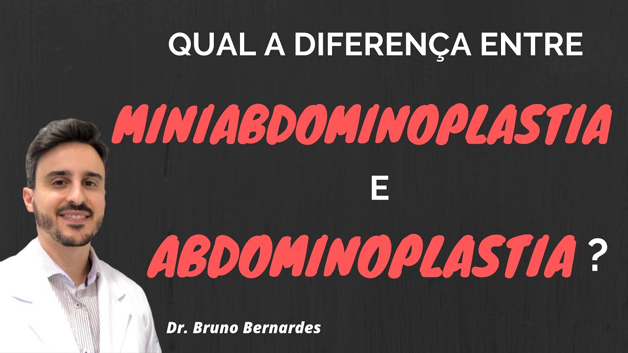 Qual a diferença entre Miniabdominoplastia e Abdominoplastia?