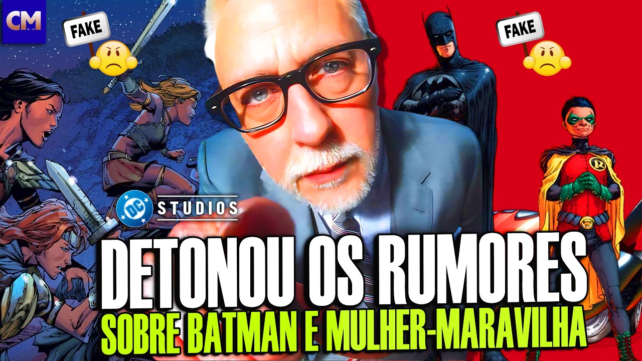 🚨 James Gunn MASSACRA Rumores Sobre Batman, Superman e Mulher-Maravilha | DCU