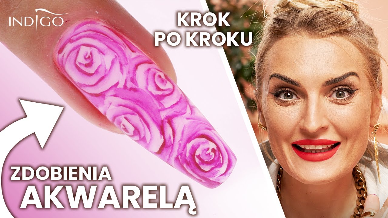 Akwarele na paznokciach – jak malować? Proste zdobienia akwarelami krok po kroku | Indigo Nails