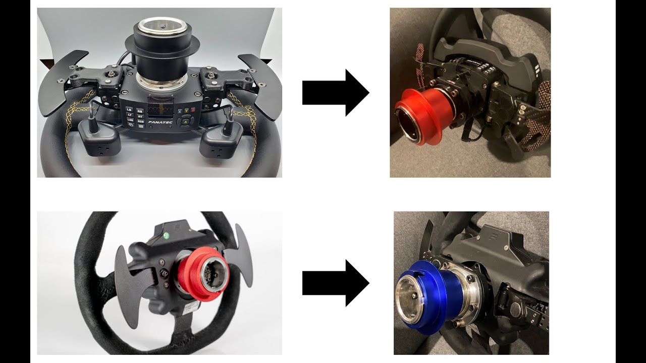Converting old Fanatec wheels to QR1 or QR2
