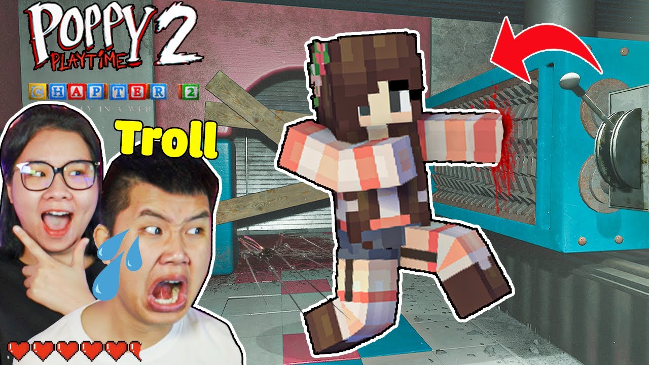Ốc Minecraft Trở Thành MOMMY LONG LEGS Troll bqThanh Trong POPPY PLAYTIME CHAPTER 2 Siêu Đáng Sợ ?