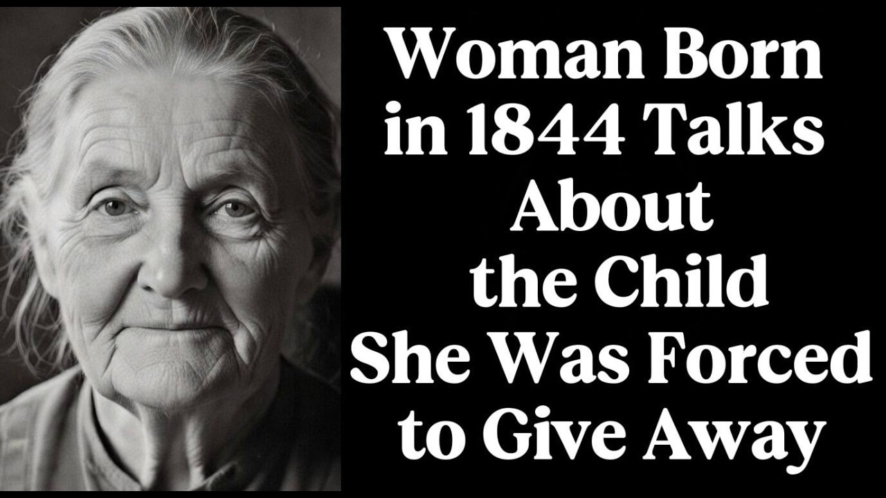 Woman Born in 1844 Talks About the Child She Was Forced to Give Away