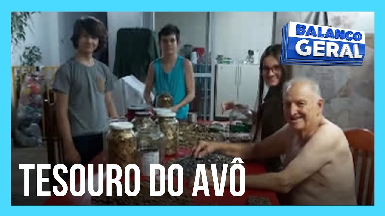Avô morre de covid-19 e deixa coleção com 370 mil moedas raras para os netos