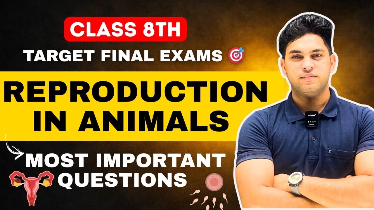 SCIENCE :- REPRODUCTION IN ANIMAL 🥳 | MOST IMPORTANT QUESTION 🔥 | BY VIVEK SIR 