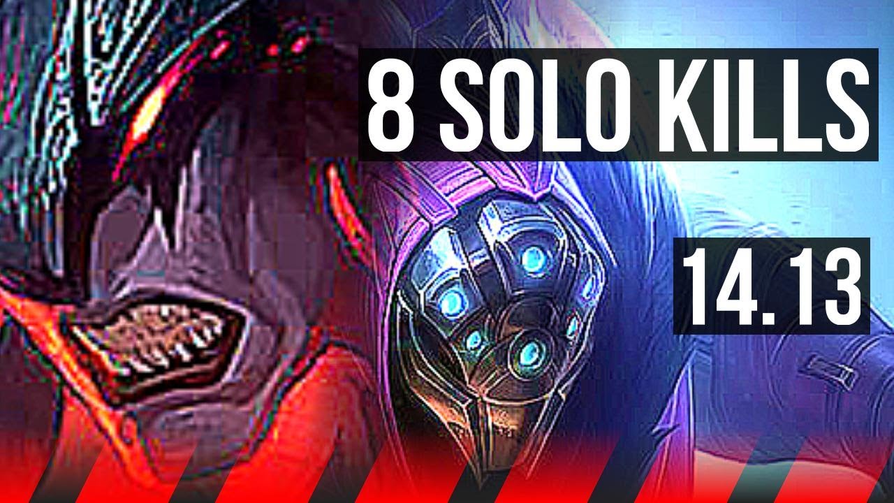 AATROX vs JAX (TOP) | 8 solo kills, 800+ games, Dominating | EUW Diamond | 14.13