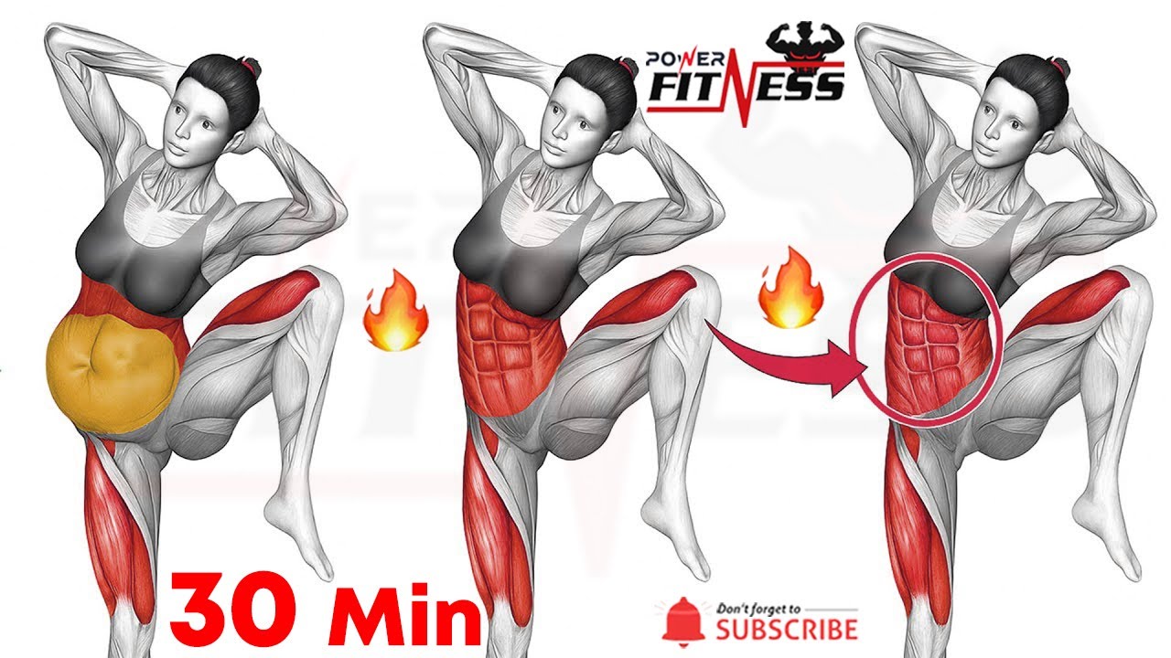 30-Minute Abs Workout to Shrink Stomach Fat Fast 🔥 Weight Loss Exercises at Home