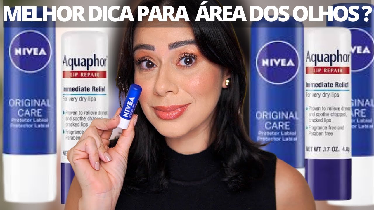 Balm Labial na área dos olhos? | Testei o Segredo das makes das celebridades que viralizou