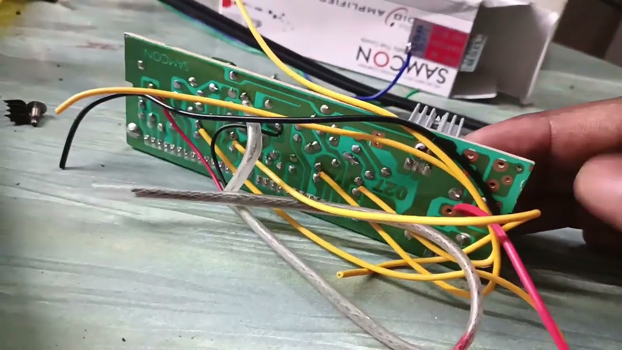 4440 stereo board wiring connection Tamil video