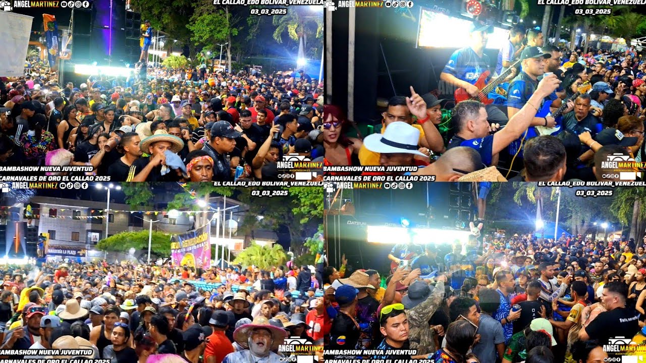 BAMBASHOW NUEVA JUVENTUD LUNES CARNAVALES DE EL CALLAO 2025 LOS MEJORES CARNAVALES DE VENEZUELA