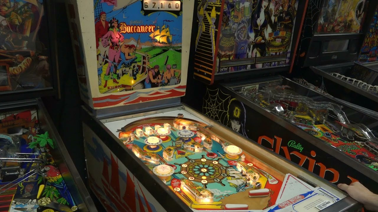 Buccaneer (Gottlieb, 1976) Flipper Pinball