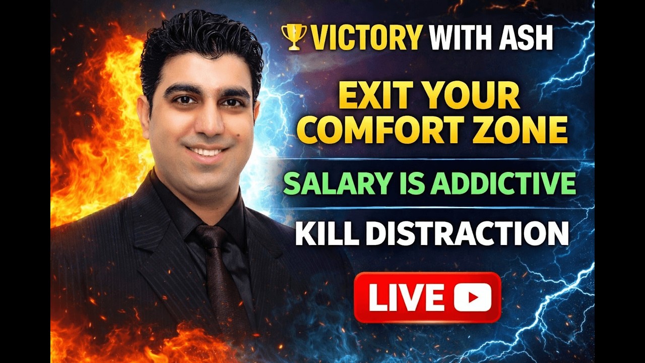 “Exit Your Comfort Zone – Salary Is Addictive – Kill Distraction” #victorywithash #motivation