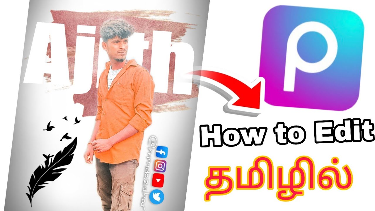 picsart photo editing in tamil | How to use PicsArt App| PicsArt Editing Tutorial in Tamil |