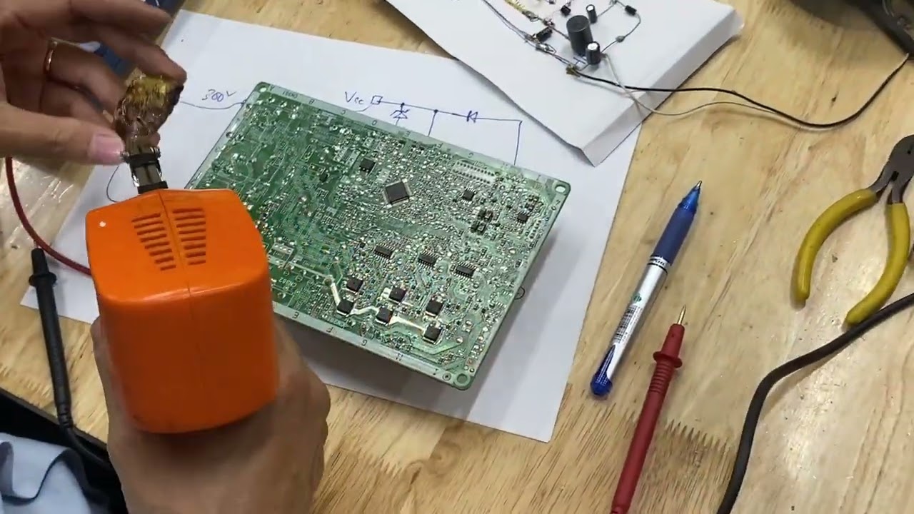 Dạy nghề Bách khoa Hà Nội - Bài học: Sửa chữa nguồn xung hạ áp trên Tủ lạnh và Máy giặt