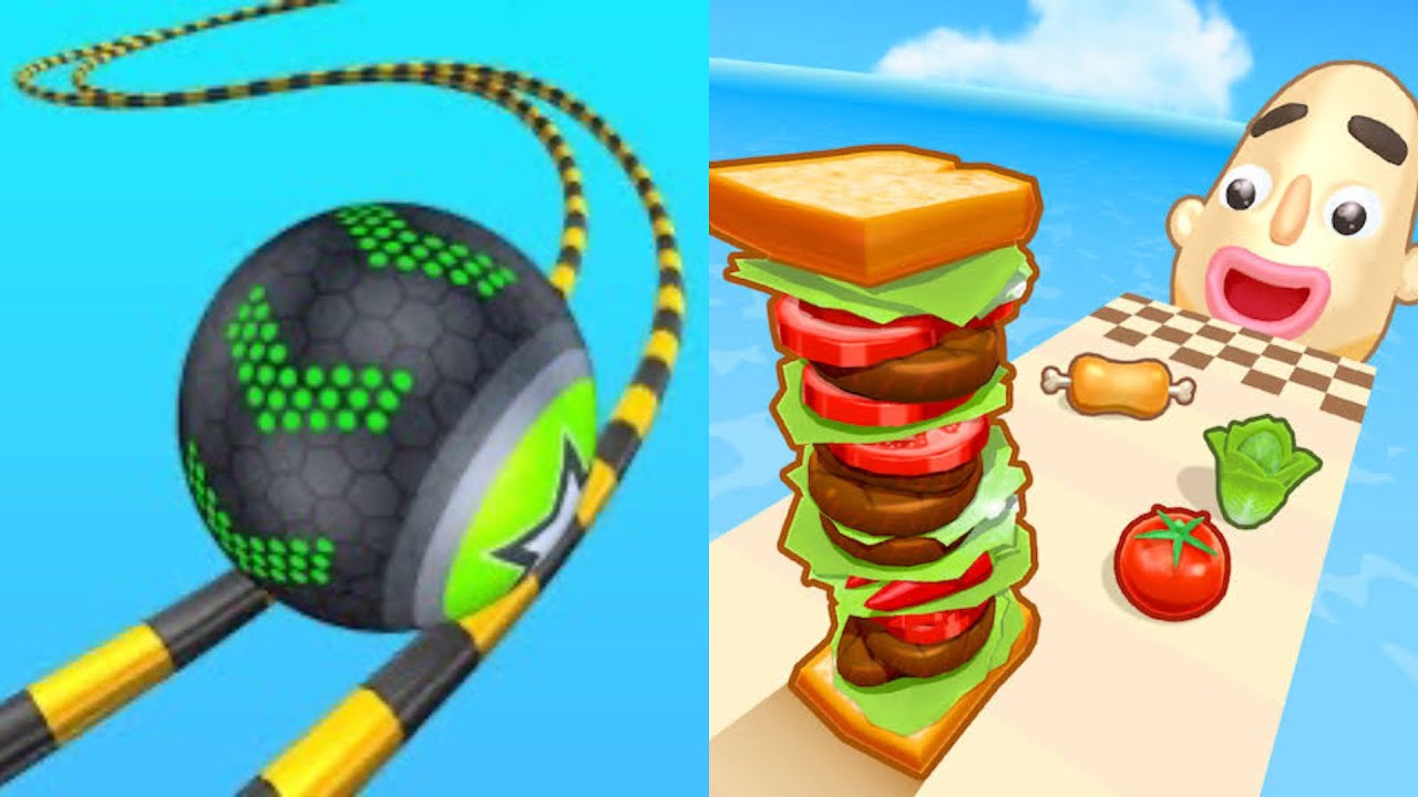 Going Balls & Sandwich Runner - All Level Gameplay New APK update Gameplay 2026