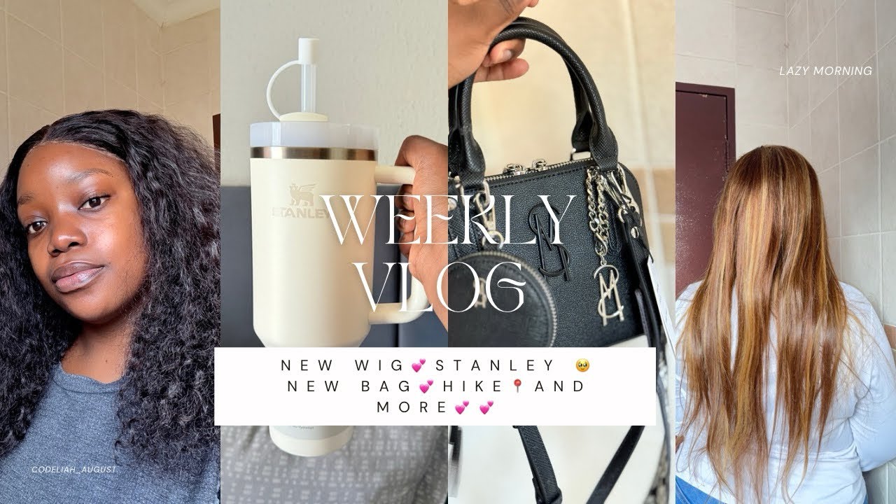 WEEKLY VLOG 🤎/NEW WIG, NEW BAG🛍️CLICKS HAUL💕, HIKE AND MANY MORE🤎#newyoutuber