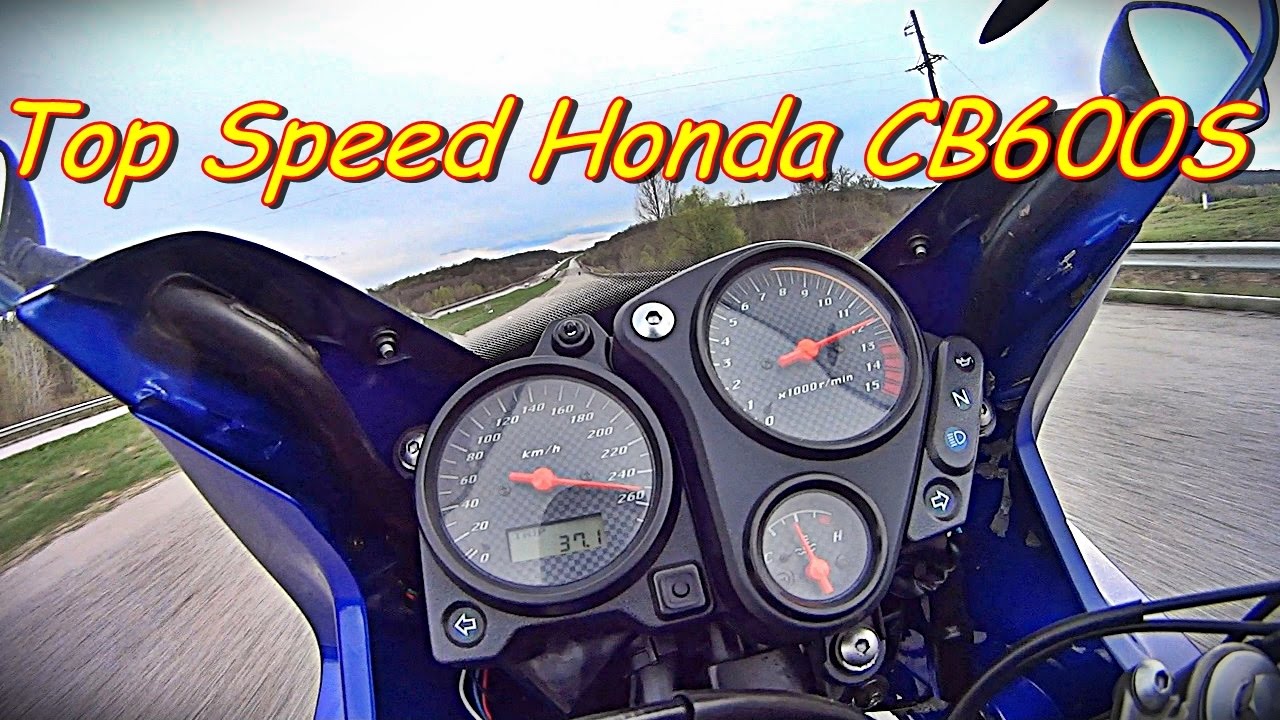Top Speed Honda CB600 Hornet S 2002год