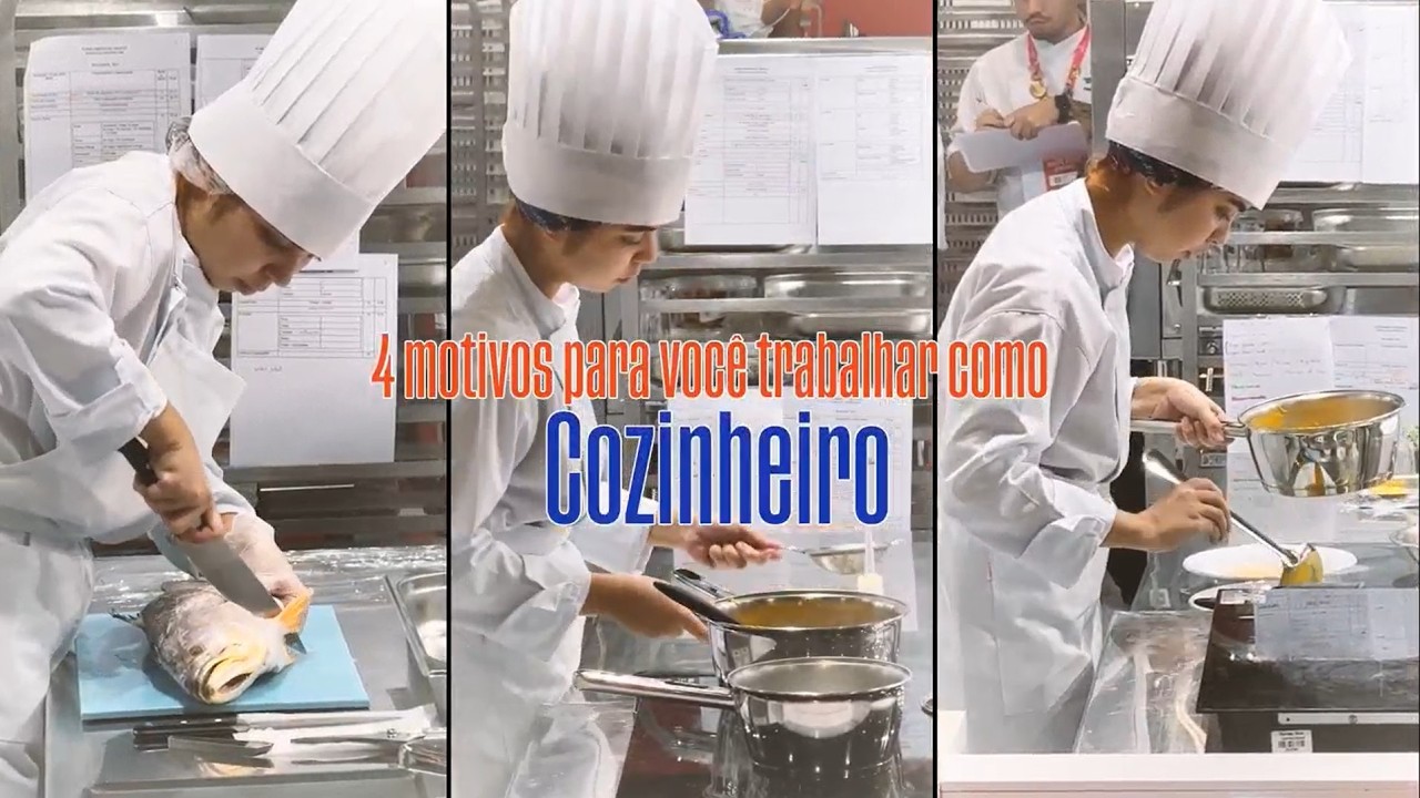Competições Senac | 4 motivos para atuar como Cozinheiro
