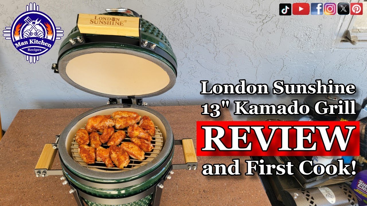 London Sunshine 13 Inch Kamado Grill Review and First Cook!