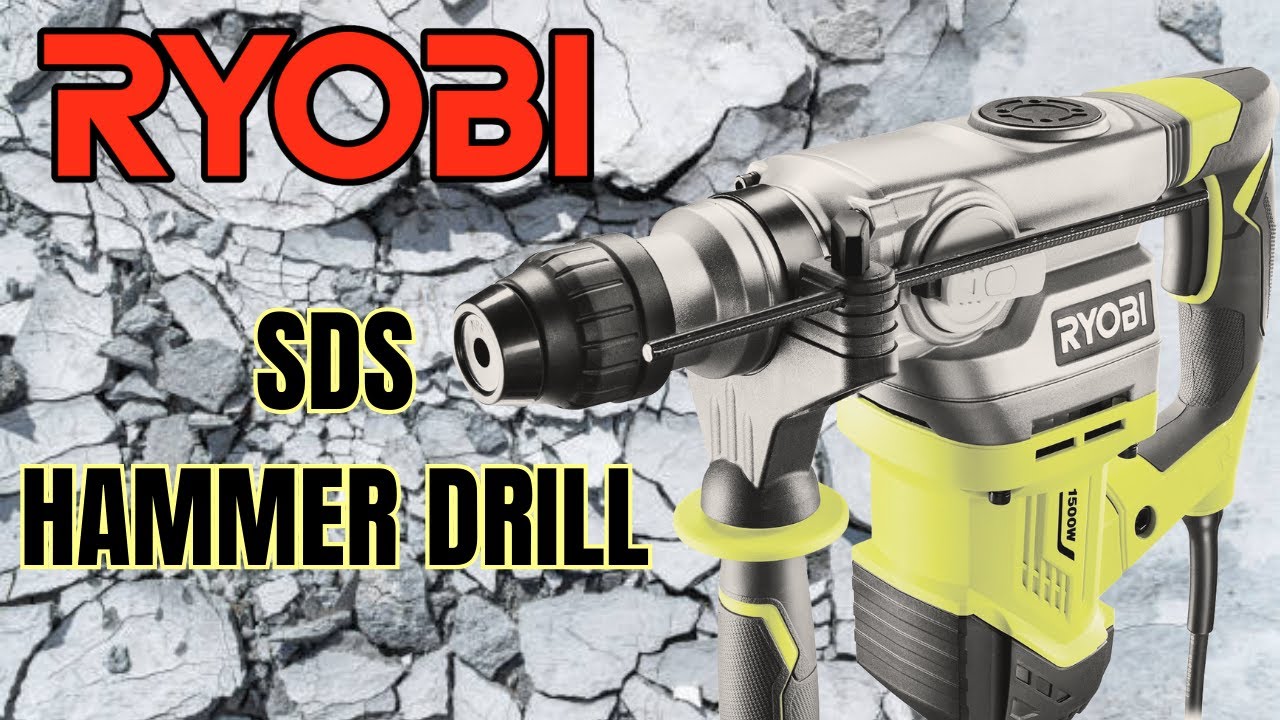 A powerful corded hammer drill | Ryobi 1500w SDS Rotary Hammer Drill